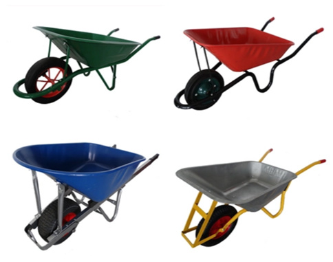 Chứng nhận CE Máy công cụ làm vườn 0,6mm 5 Cuft Steel Wheel Barrow 1