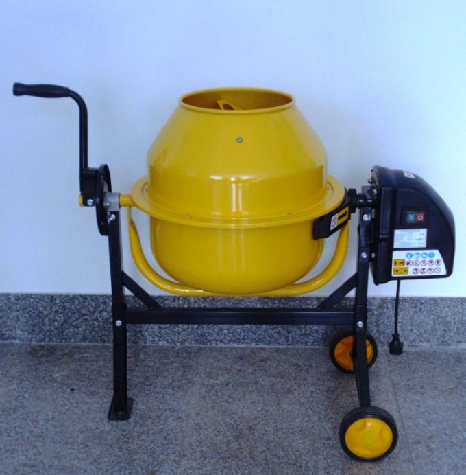 Máy trộn bê tông điện 260L Máy trộn bê tông xây dựng khô hoặc ướt 0