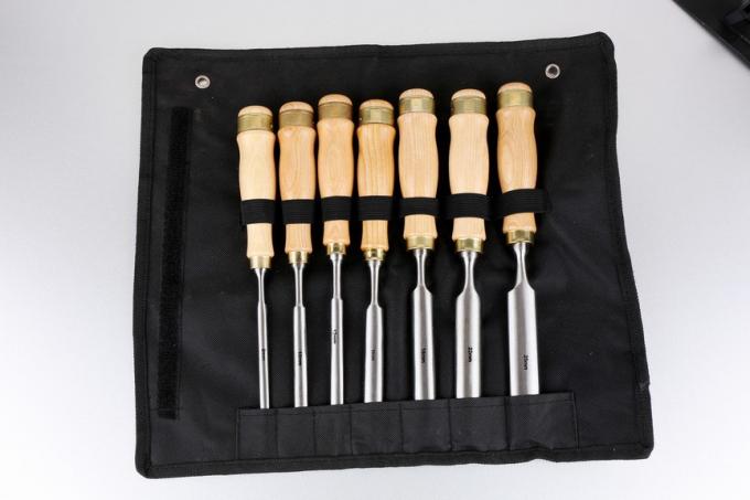 Bộ dụng cụ tiện bằng gỗ khắc bằng tay Bộ dụng cụ đục gỗ hình bán nguyệt 0