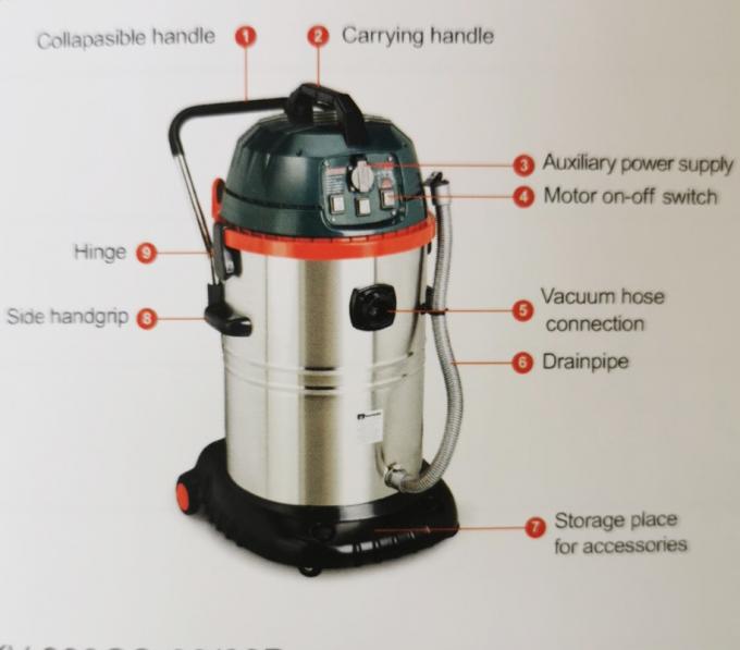 Máy hút bụi ISO Máy hút bụi 1200W dùng trong công nghiệp 0