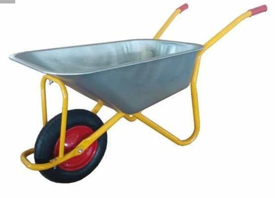Chứng nhận CE Máy công cụ làm vườn 0,6mm 5 Cuft Steel Wheel Barrow