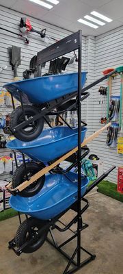 Chứng nhận CE Máy công cụ làm vườn 0,6mm 5 Cuft Steel Wheel Barrow