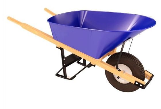 Dụng cụ làm vườn 540mm Xe cút kít 150kg 6 Cu Ft có khung thép