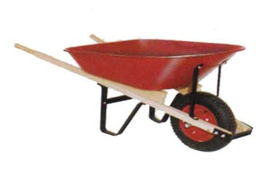Dụng cụ làm vườn 540mm Xe cút kít 150kg 6 Cu Ft có khung thép
