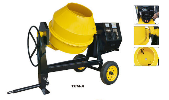Máy trộn bê tông điện CE 7.5HP Xây dựng cỡ trung bình
