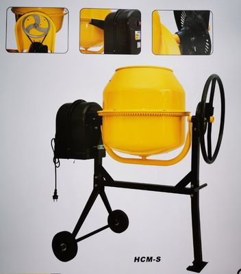 Máy trộn bê tông điện loại cánh quạt 650W có miệng trống