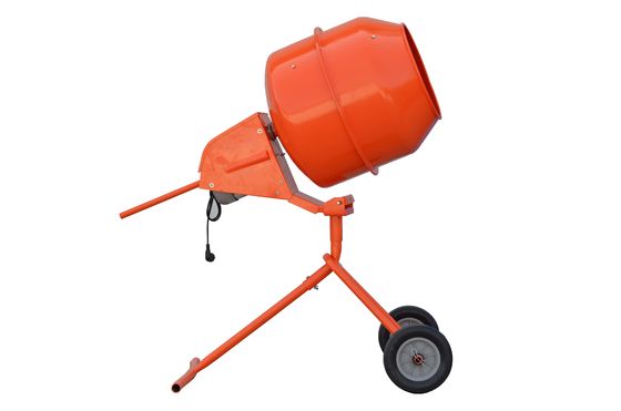 Máy trộn bê tông mini loại Barrow Máy ​​trộn bê tông cầm tay 140L