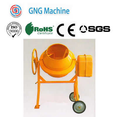 Máy trộn xi măng bánh xe Barrow 120L Máy trộn bê tông xăng với bánh răng gang