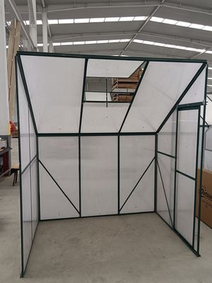 Ngôi nhà màu xanh lá cây treo tường 4ft dễ dàng lắp ráp Nhà kính sở thích
