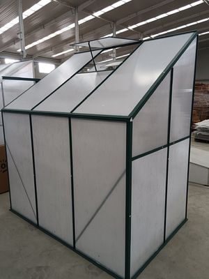 Ngôi nhà màu xanh lá cây treo tường 4ft dễ dàng lắp ráp Nhà kính sở thích