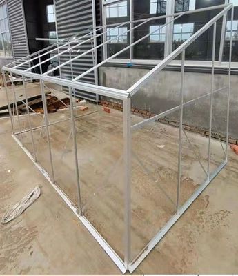 Ngôi nhà màu xanh lá cây treo tường 4ft dễ dàng lắp ráp Nhà kính sở thích