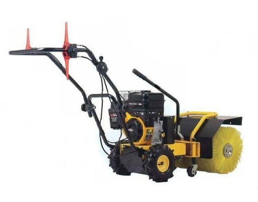 6.5HP Snow Power Brush Sweeper Walk Behind Recoil Starter Tính linh hoạt cao