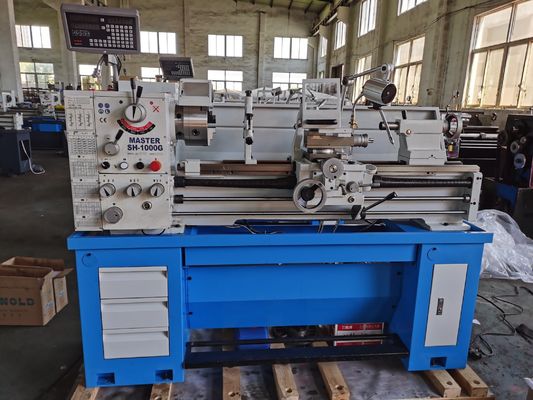 Máy tiện cơ khí chính xác hàng đầu Máy tiện kim loại 1000mm Tình trạng mới