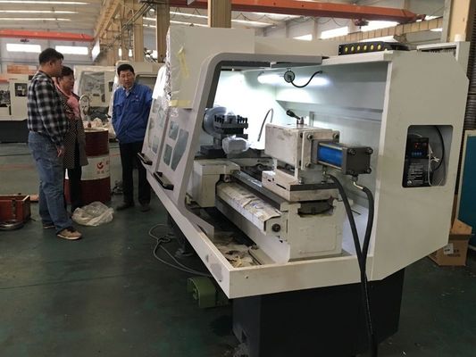 Flate Bed 400mm Máy tiện tiện kim loại Cnc Ngang ISO 9001 Hardway